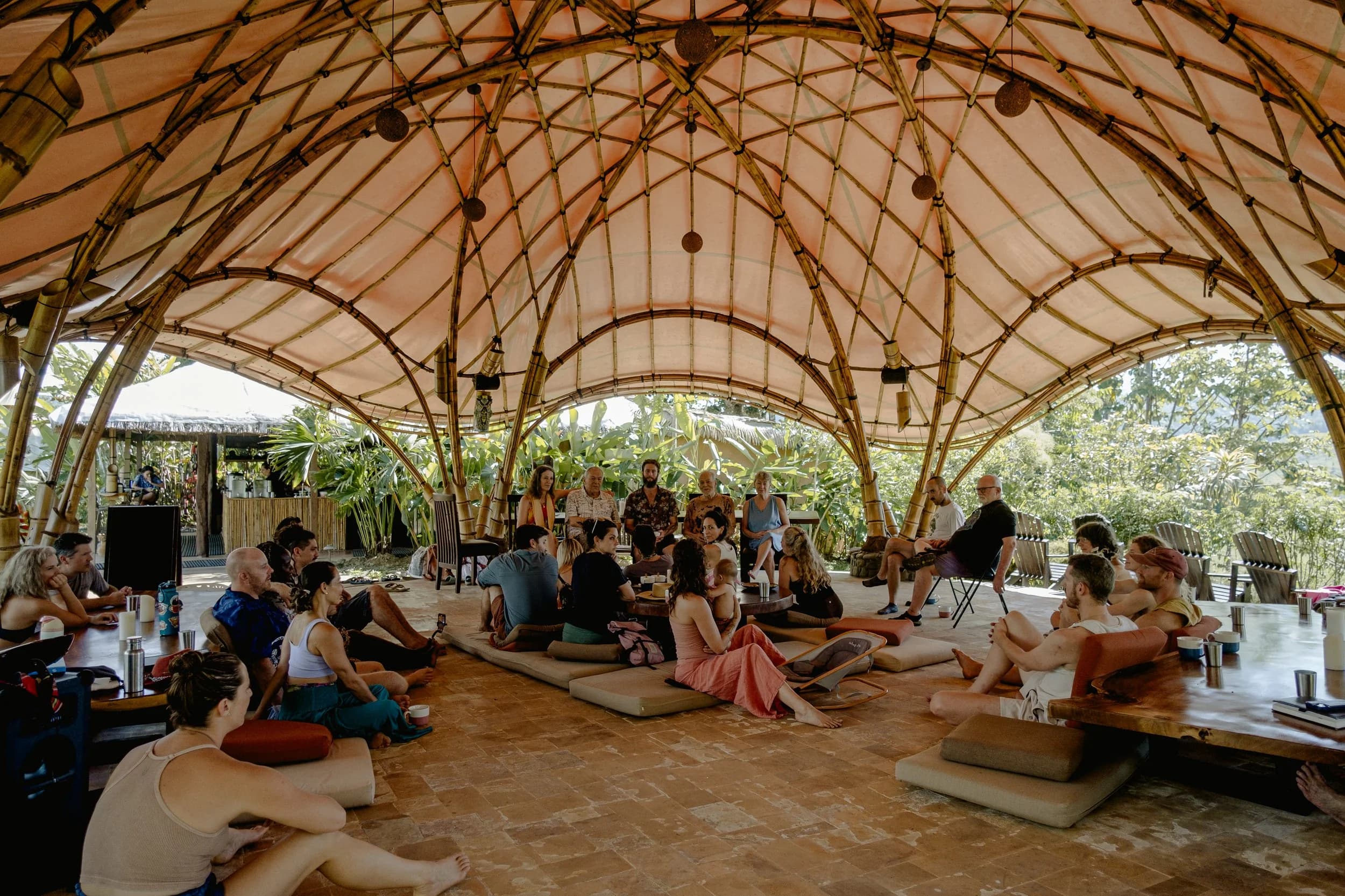 A healing circle at Holos